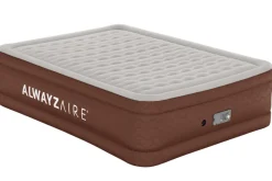 Bestway Luftmadrasser & Pumper|AlwayzAire Fortech luftmadras 203 x 152 cm Brun med mønster