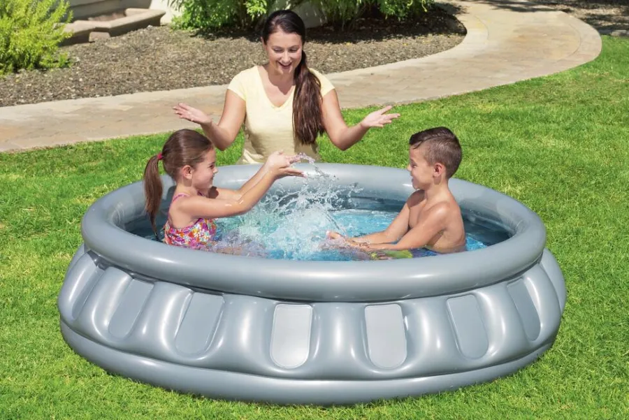 Bestway Pools|badebassin rumskib Ø152 cm 512 liter Sølv