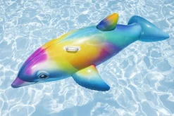 Bestway Strand- & Badelegetøj|Badedyr & Vandleg|Dolphin Daydream badedyr 168 x 66 cm Multifarvet