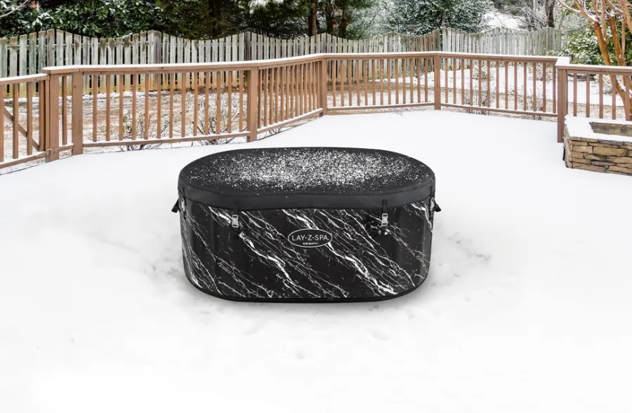 Bestway Badekar|Udendørs Spabade|Lay-Z-Spa Glacial Dip isbad 420 liter Sort marmor