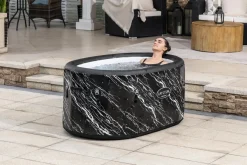 Bestway Badekar|Udendørs Spabade|Lay-Z-Spa Glacial Dip isbad 420 liter Sort marmor