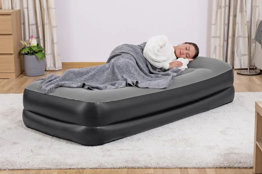 Bestway Luftmadrasser & Pumper|luftmadras med indbygget pumpe 191 x 97 cm