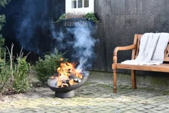 Gardenlife Fire Bålfad & Tilbehør|Bålfad hældende stål 56,5 x 60 cm