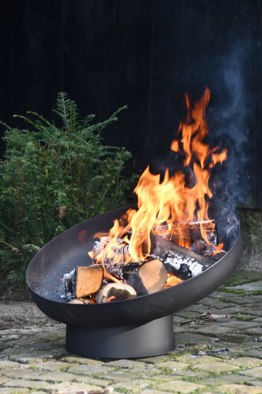 Gardenlife Fire Bålfad & Tilbehør|Bålfad hældende stål 56,5 x 60 cm