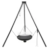 Grillexpert® Bålfad & Tilbehør|Bålsted tripod med bålfad og rist Ø55 cm -