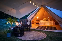 Blue Moose Telte & Campingmøbler|telt Bell glamping 500 x 500 cm Beige