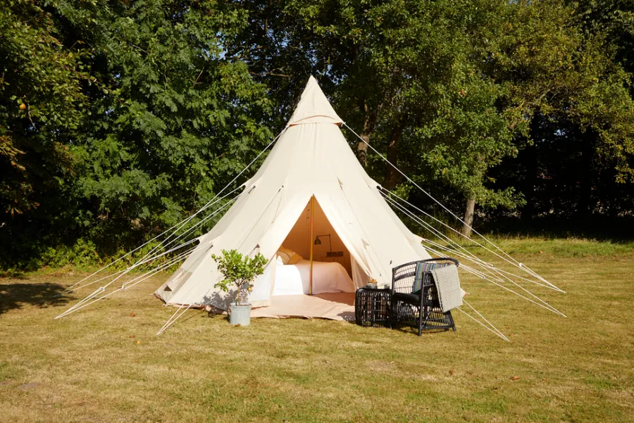 Blue Moose Telte & Campingmøbler|tipitelt glamping 500 x 500 cm