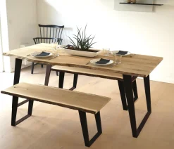 Bordben|Bordben H74 x B75 cm metal Matsort