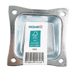 HOME it Bordben|Bordben skråtstillet Ø25/45 mm x 80 cm bøg Sort