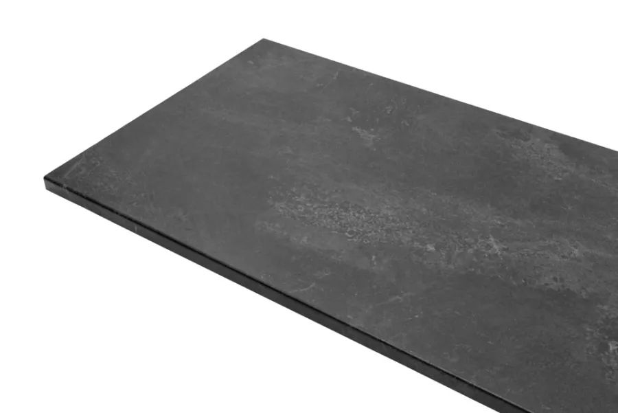 Bordplader|Bordplade sort beton 28 mm x 61 x 300 cm