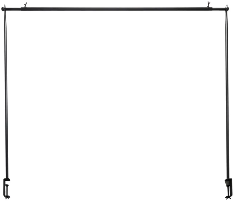 Sunlife® Sæsonafslutning|Pynt & Festudstyr|Bordstativ Utah 130-250 x 110 cm - Sort