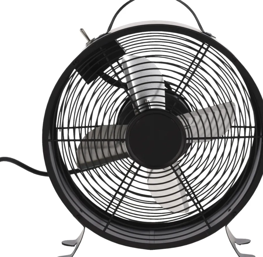 Ventilatorer|Bordventilator Ø26 cm Sort