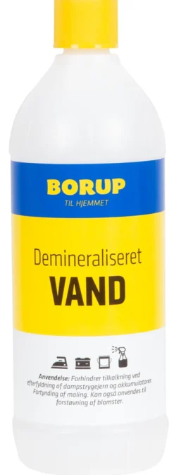 Borup Øvrige Kemikalier|demineraliseret vand 1 liter