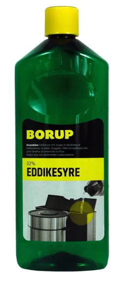 Borup Øvrige Kemikalier|eddikesyre 32 % 1 liter