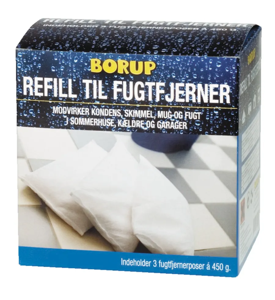Borup Affugtere|fugtfjerner refill poser 3 stk.
