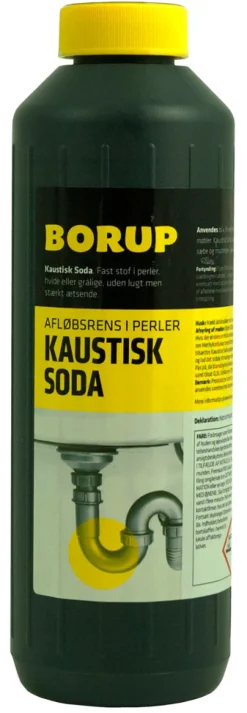 Borup Øvrige Kemikalier|kaustisk soda 1 kg