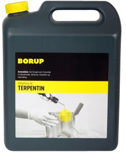 Borup Øvrige Kemikalier|mineralsk terpentin 5 liter