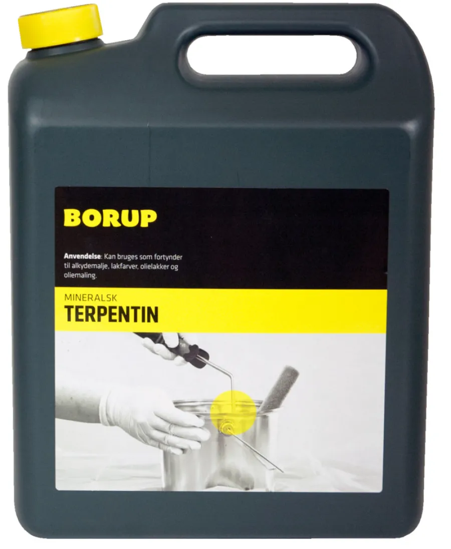 Borup Øvrige Kemikalier|mineralsk terpentin 5 liter