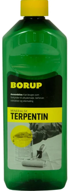 Borup Øvrige Kemikalier|mineralsk terpentin 0,5 liter