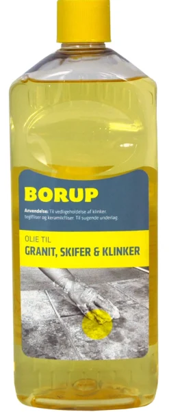 Borup Øvrige Kemikalier|olie t/granit, skifer og klinker 1 liter