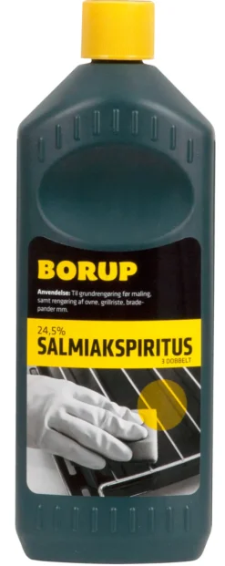 Borup Øvrige Kemikalier|salmiakspiritus 24,5 % 1 liter