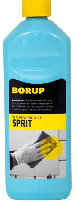 Borup Øvrige Kemikalier|sprit denatureret 93 % 500 ml