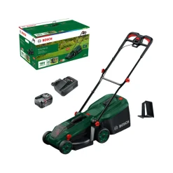 Bosch Plæneklippere|Akku Rotak 3-i-1-plæneklipper 18 V 5,0 Ah
