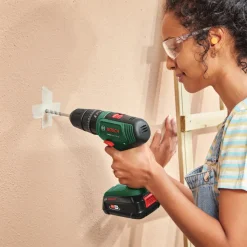 Bosch Bore- & Skruemaskiner|EasyImpact 18V-40 akku slagboremaskine 2 x 2,0 Ah