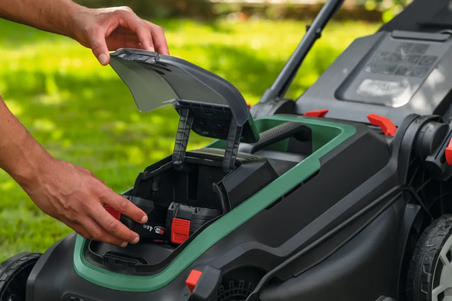 Bosch Plæneklippere|Rotak 18V-43 akku plæneklipper