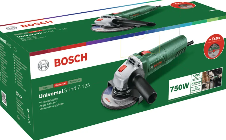 Bosch Polere- & Slibemaskiner|UniversalGrind vinkelsliber 750 W