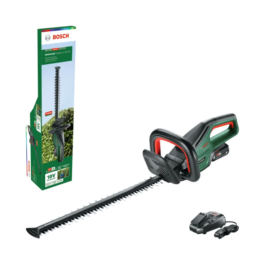 Bosch Hækkeklippere|UniversalHedgeCut 18V-50 hækkeklipper 2,5 Ah