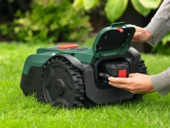 Bosch Robotplæneklippere Og Tilbehør|Visimow18V-100 robotplæneklipper 4,0 Ah