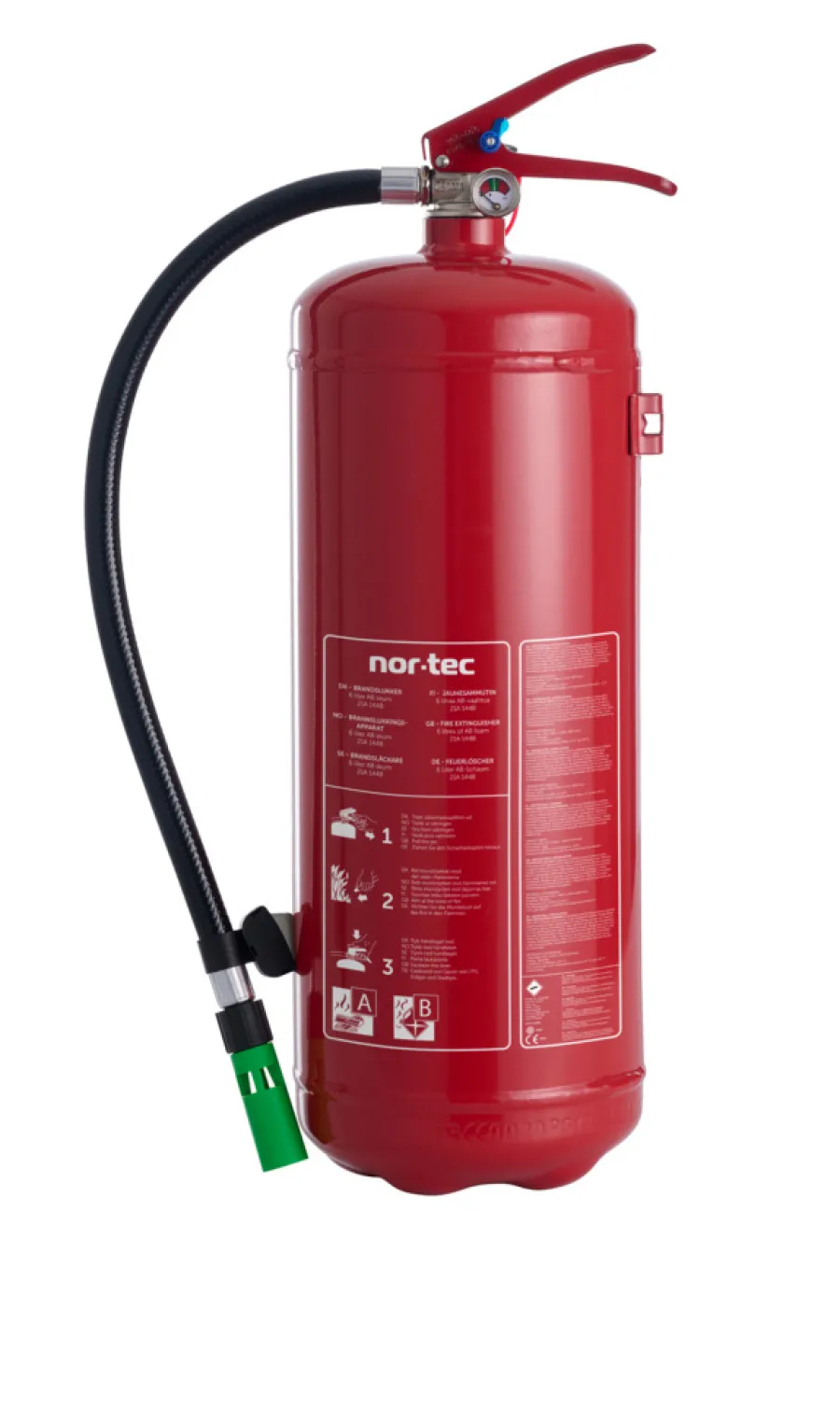 Nor-Tec Røgalarmer & Brandslukkere|Brandslukker skum AB 6 liter