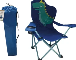Sunlife® Sæsonafslutning|Telte & Campingmøbler|Børnecampingstol dinosaurus 35 x 35 x 62 cm -