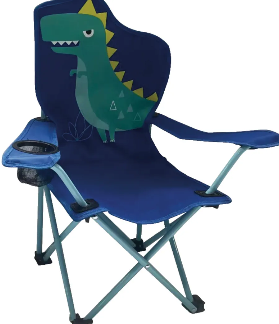 Sunlife® Sæsonafslutning|Telte & Campingmøbler|Børnecampingstol dinosaurus 35 x 35 x 62 cm -