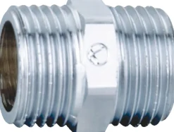 Forkromede|Brystnippel forkromet 3/4" x 3/4"