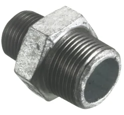 Galvaniserede|Brystnippel galvaniseret 1/2" x 3/8"
