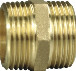 Messing|Brystnippel 1/2" x 1/2" Messing