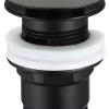 Reservedele Til Håndvaske|Bundventil pop-up 1 1/4" Ø66 mm sort