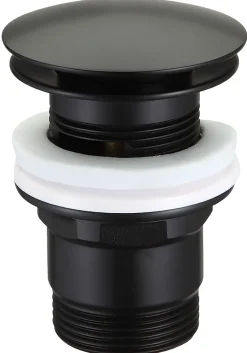 Reservedele Til Håndvaske|Bundventil pop-up 1 1/4" Ø66 mm sort