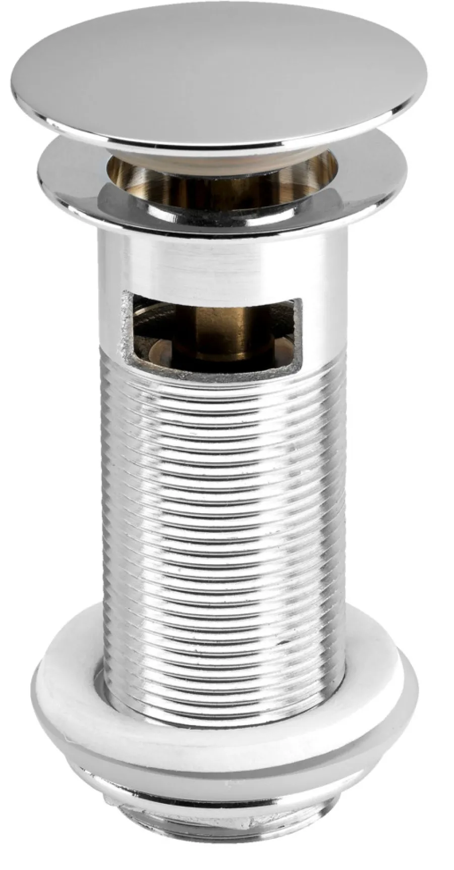 Reservedele Til Håndvaske|Bundventil Push pop-up 1 1/4" krom