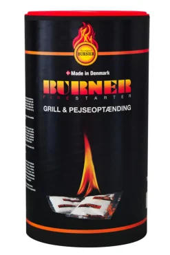 BURNER Tilbehør Til Brændeovne|Brændsel|Firestarter grill & pejseoptænding 100 stk. optændingsposer