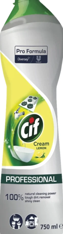 Cif Rengøringsmidler|skurecreme Cream Lemon 750 ml