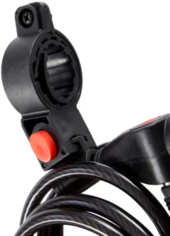 BikeZone® Kæde- Og Cykellåse|Cykellås spiralwire 150 cm - Sort