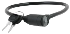 BikeZone® Kæde- Og Cykellåse|Cykellås wire Ø8 mm x 650 mm -