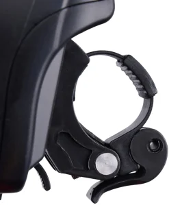 BikeZone® Cykellygter|Cykellygtesæt med 5 LED - Sort med gummi-coating