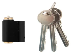 HOME it Dørhåndtag & Nøglecylindre|Cylinder oval 7-stift matsort