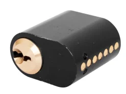 HOME it Dørhåndtag & Nøglecylindre|Cylinder oval 7-stift matsort
