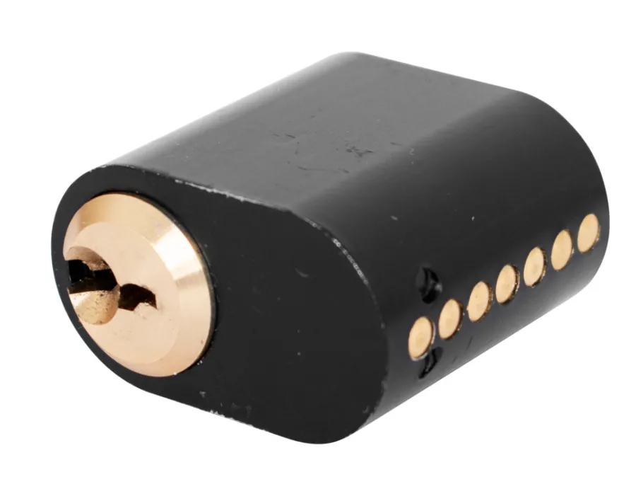 HOME it Dørhåndtag & Nøglecylindre|Cylinder oval 7-stift matsort