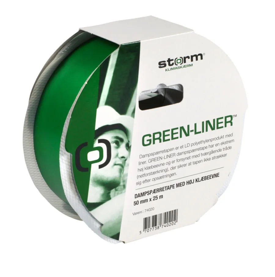 Isolering|Dampspærretape Green-Liner 50 mm x 25 m